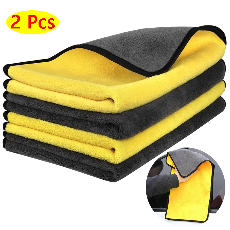 Microfiber Towel Detailing - 2Pcs/lot 30x30/40/60cm Car Wash Microfiber Towel