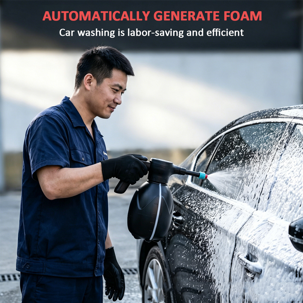 Foam Cannon Car Wash - 2L Large Capacity Electric Foam Spray