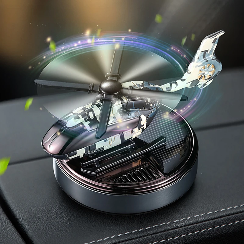 Odor Eliminator Car - Car Solar Air Freshener Automatic Rotation