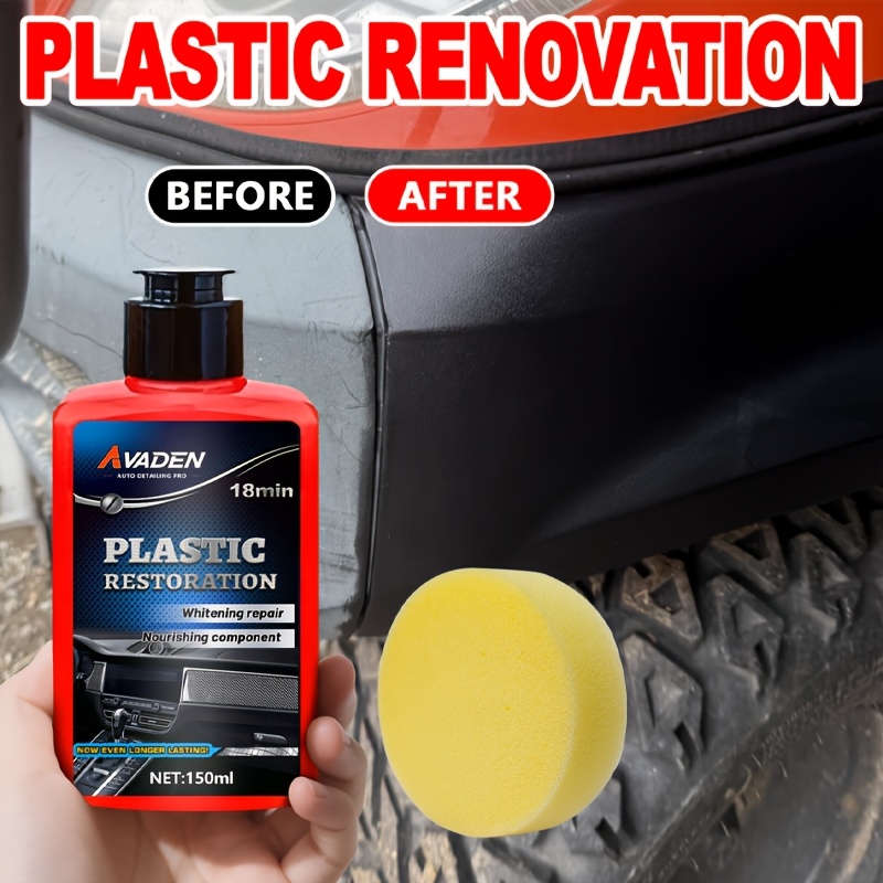 Trim Restorer Plastic - Black Trim Restorer - Unique Dye-Infused