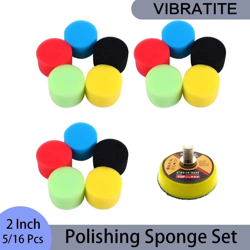 5/16 Pcs 2 Inch Polishing Spon - Polish Pad Set Buffer recension och pris