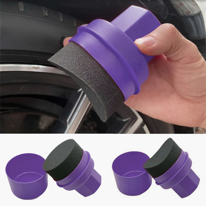 Curved Car Tire Waxing Sponge  - Wax Applicator Pad recension och pris