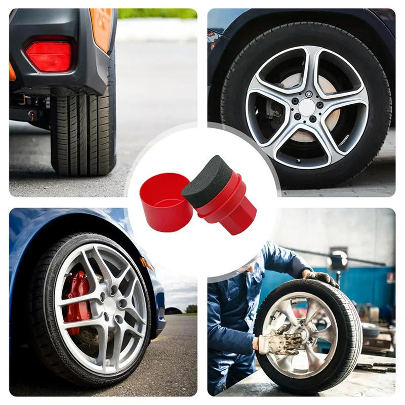 Curved Car Tire Waxing Sponge  - Wax Applicator Pad recension och pris