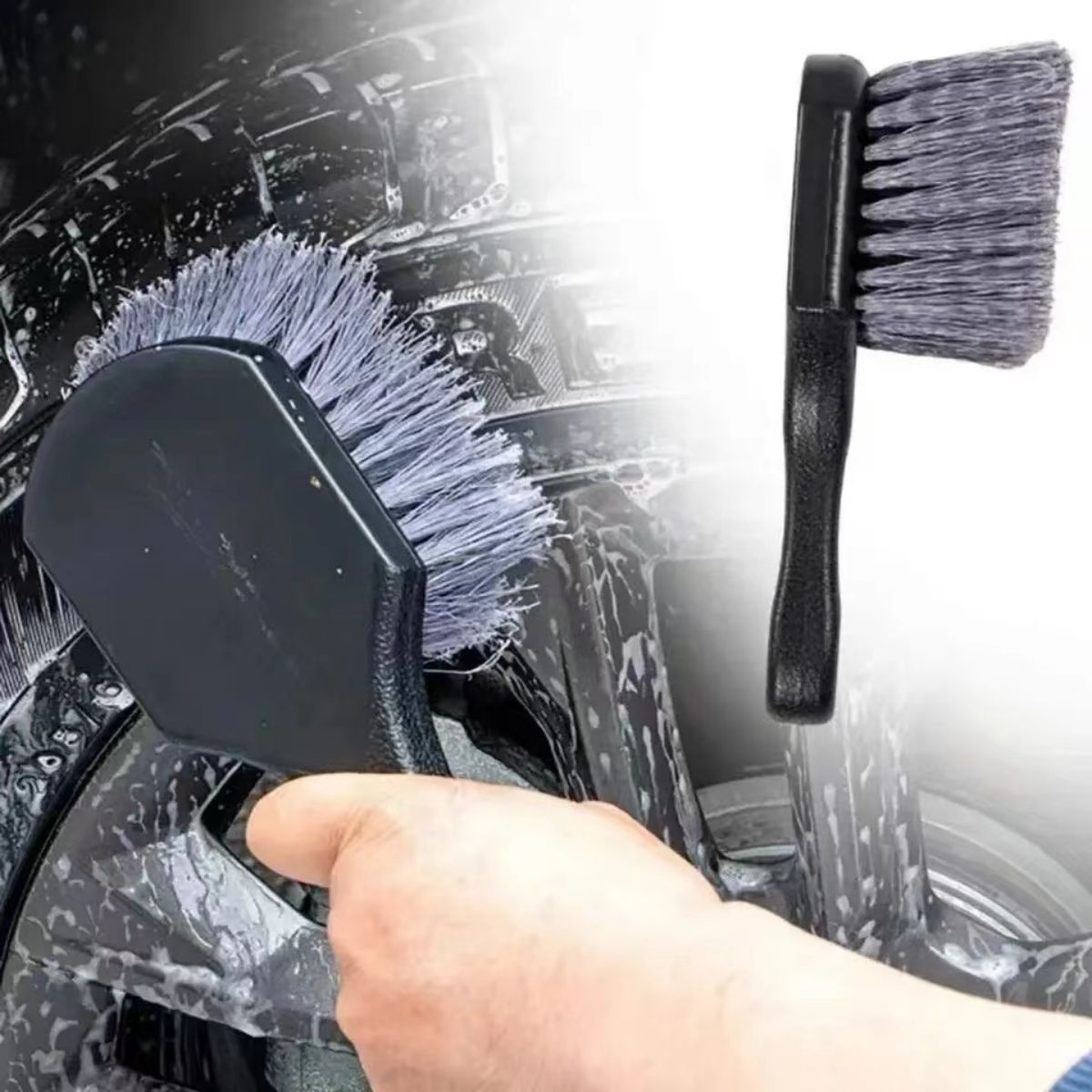 Car Wheel Cleaning Brush Detai - Detailing Brush Set recension och pris