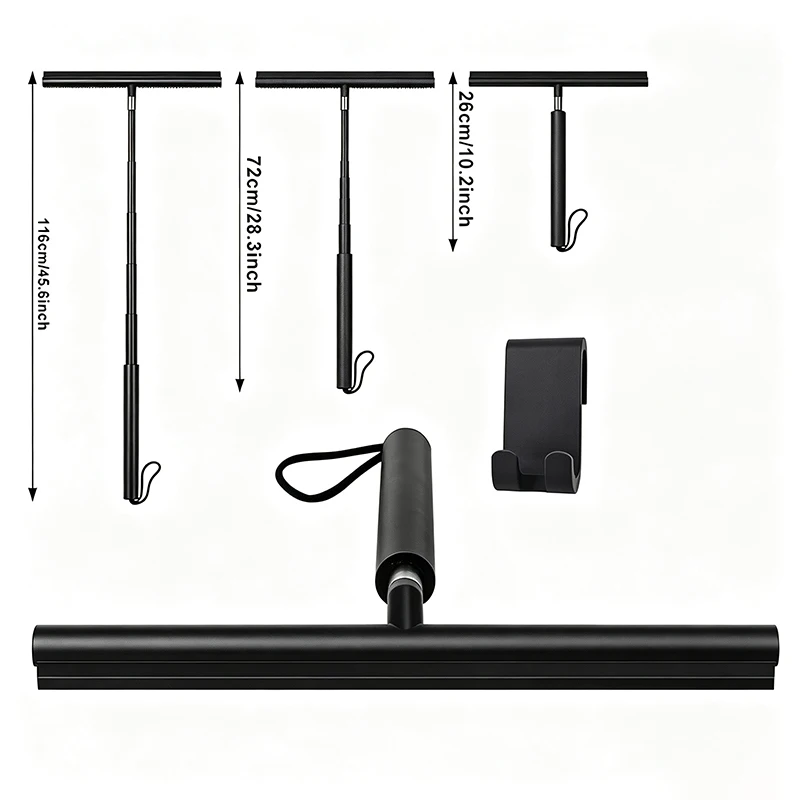 Telescopic Long Handle Window  - Glass Cleaner Streak recension och pris