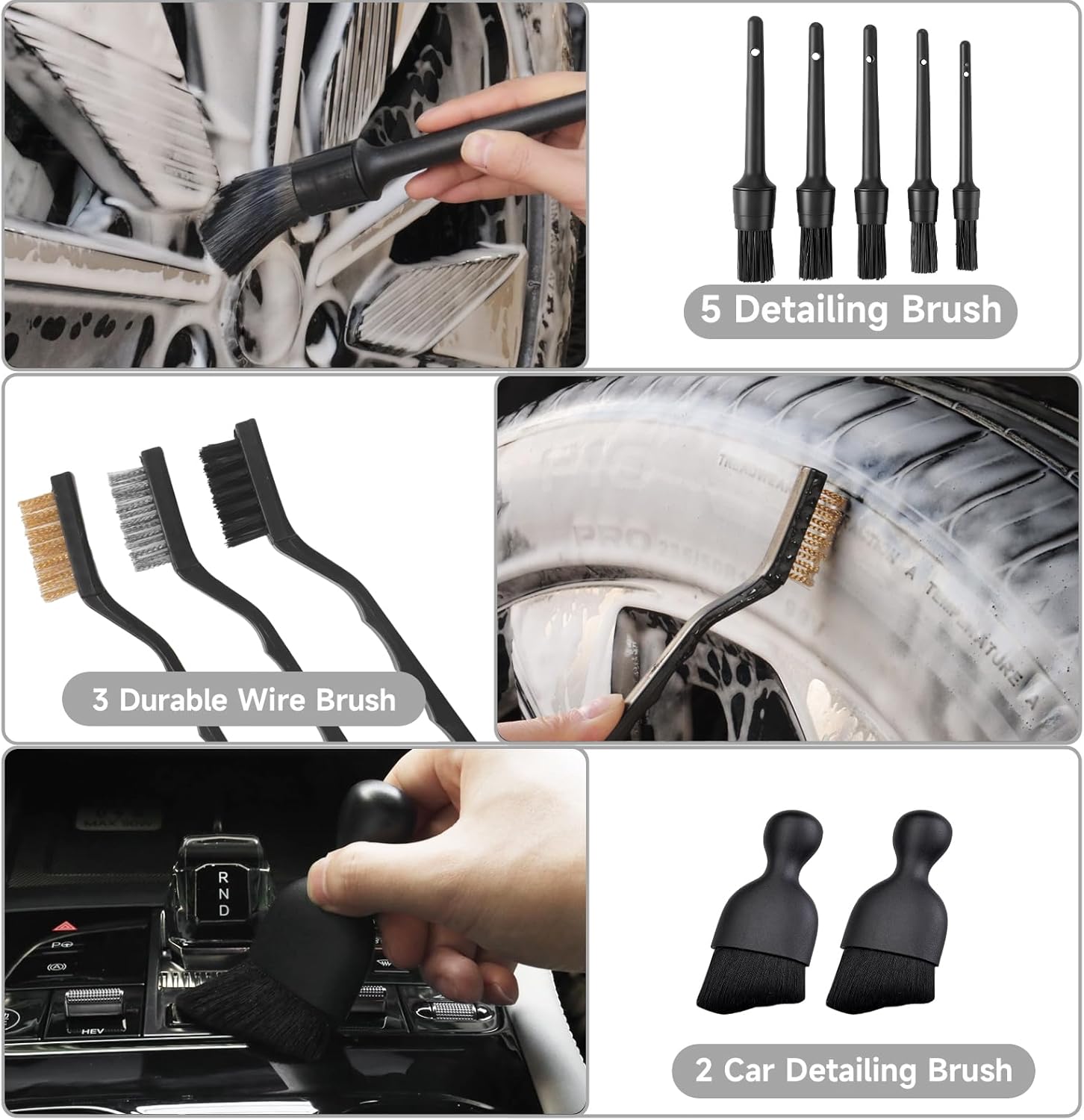 Car Detailing Kit, 36Pcs Profe - Interior Detailing Kit recension och pris