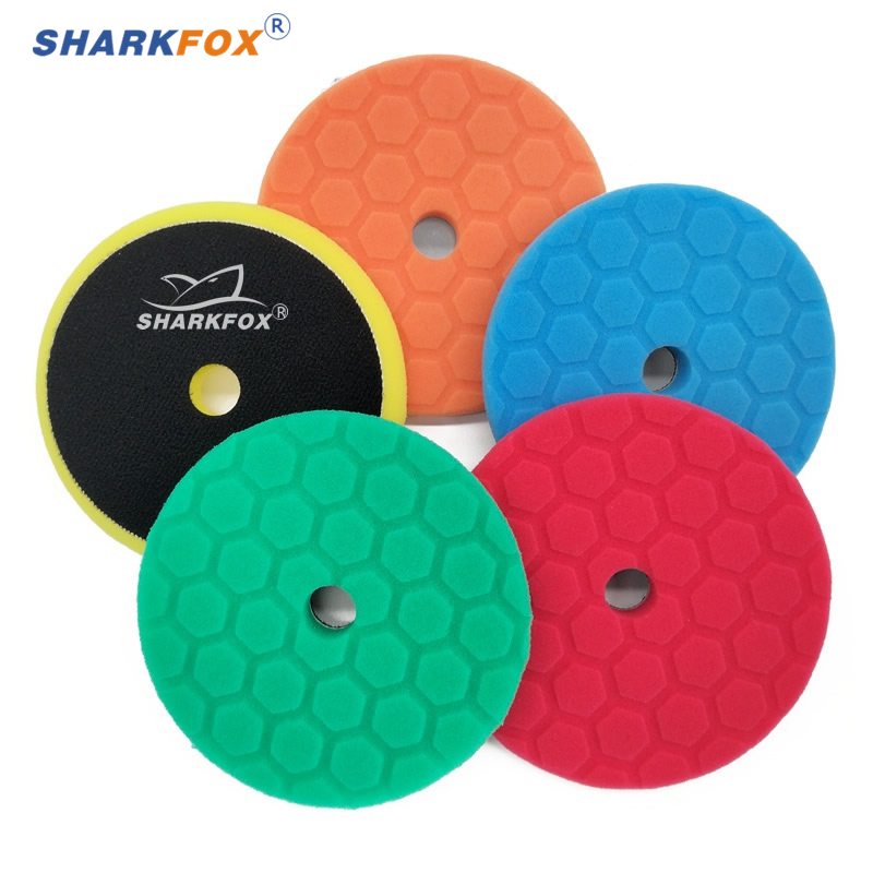 Sharkfox 5 pieces/set 5 Inch(1 - Polish Pad Set Buffer recension och pris