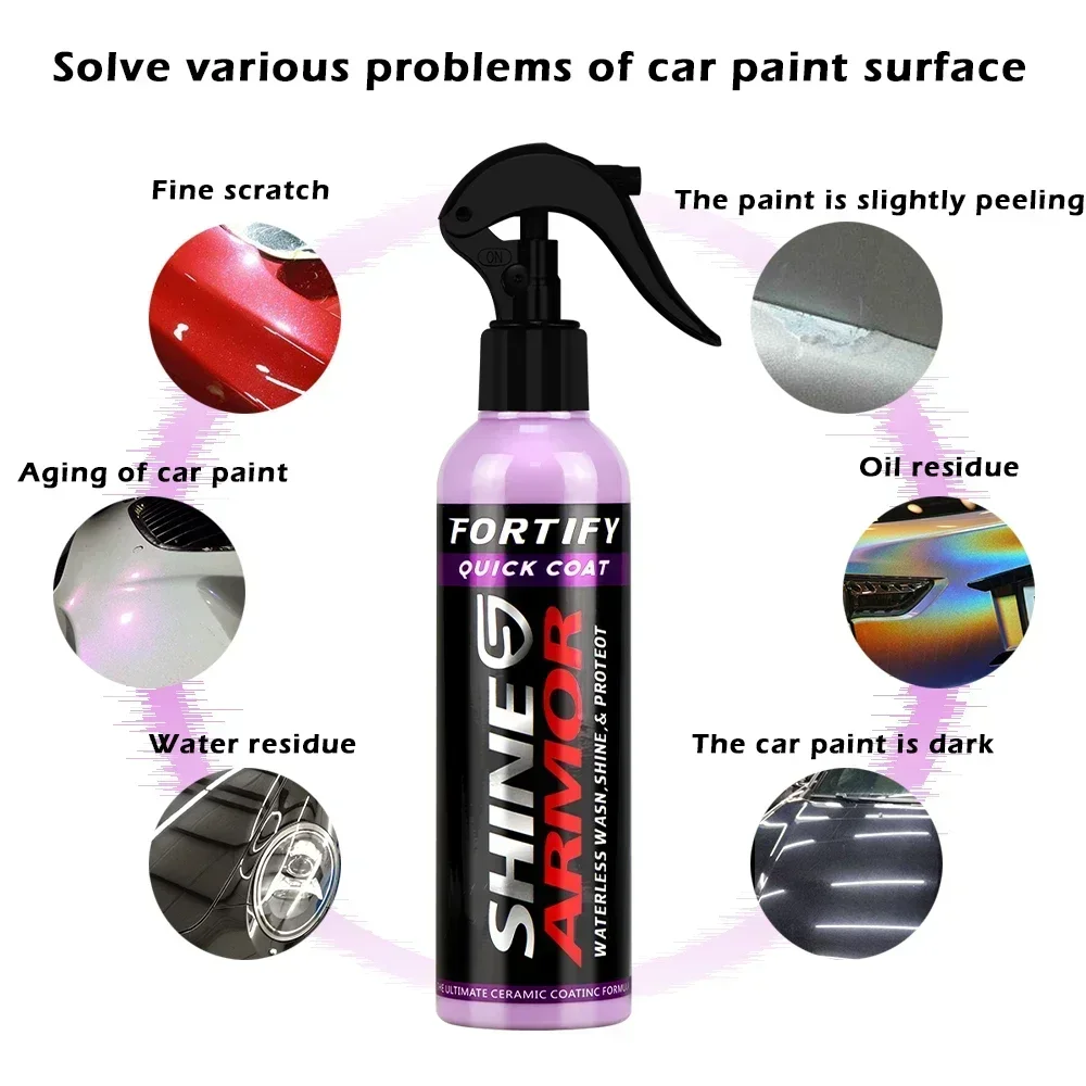 SHINE ARMOR Fortify Quick Coat - Car Wax Ceramic Coating recension och pris