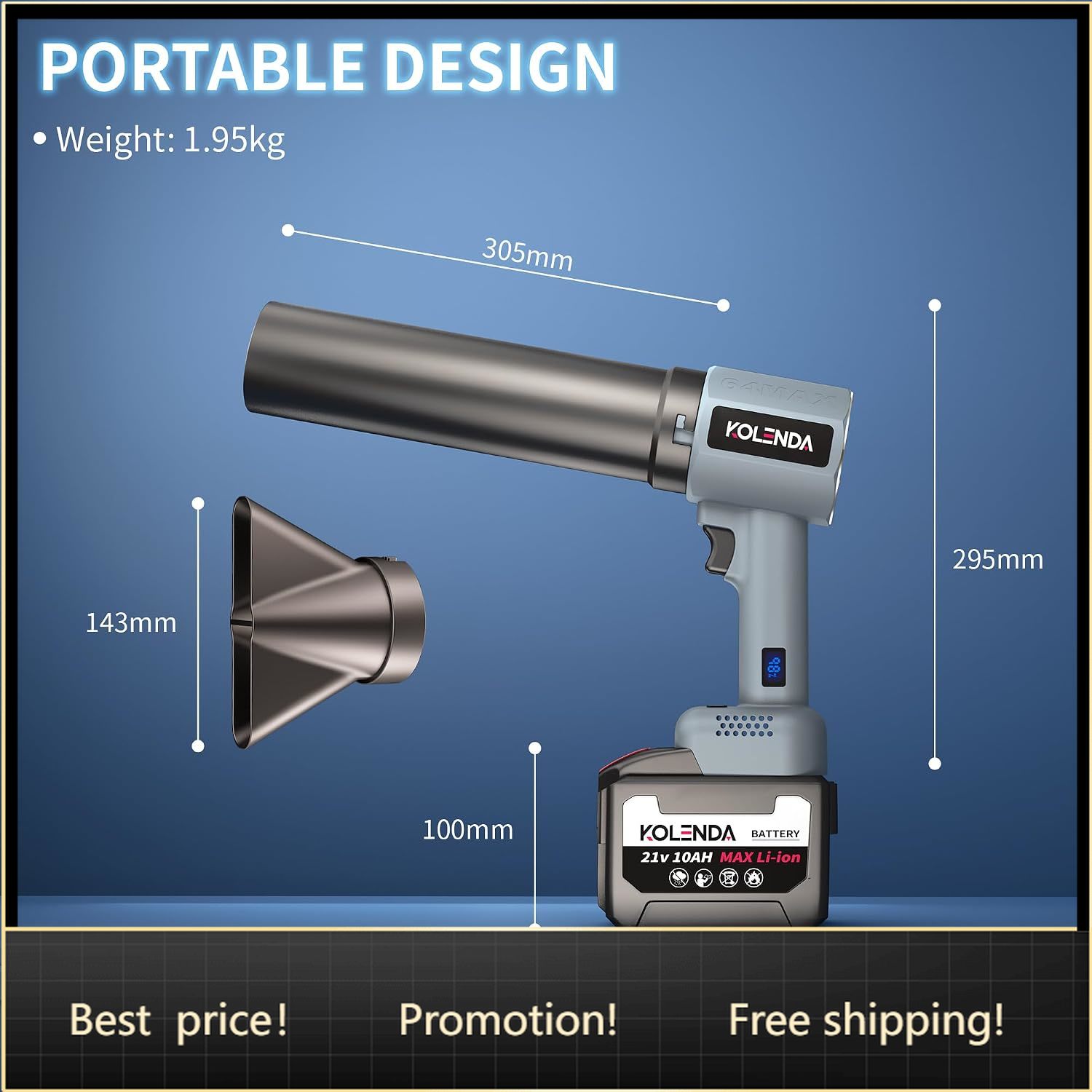 BestsellerHandheld Cordless Li - Dryer Car Blower recension och pris
