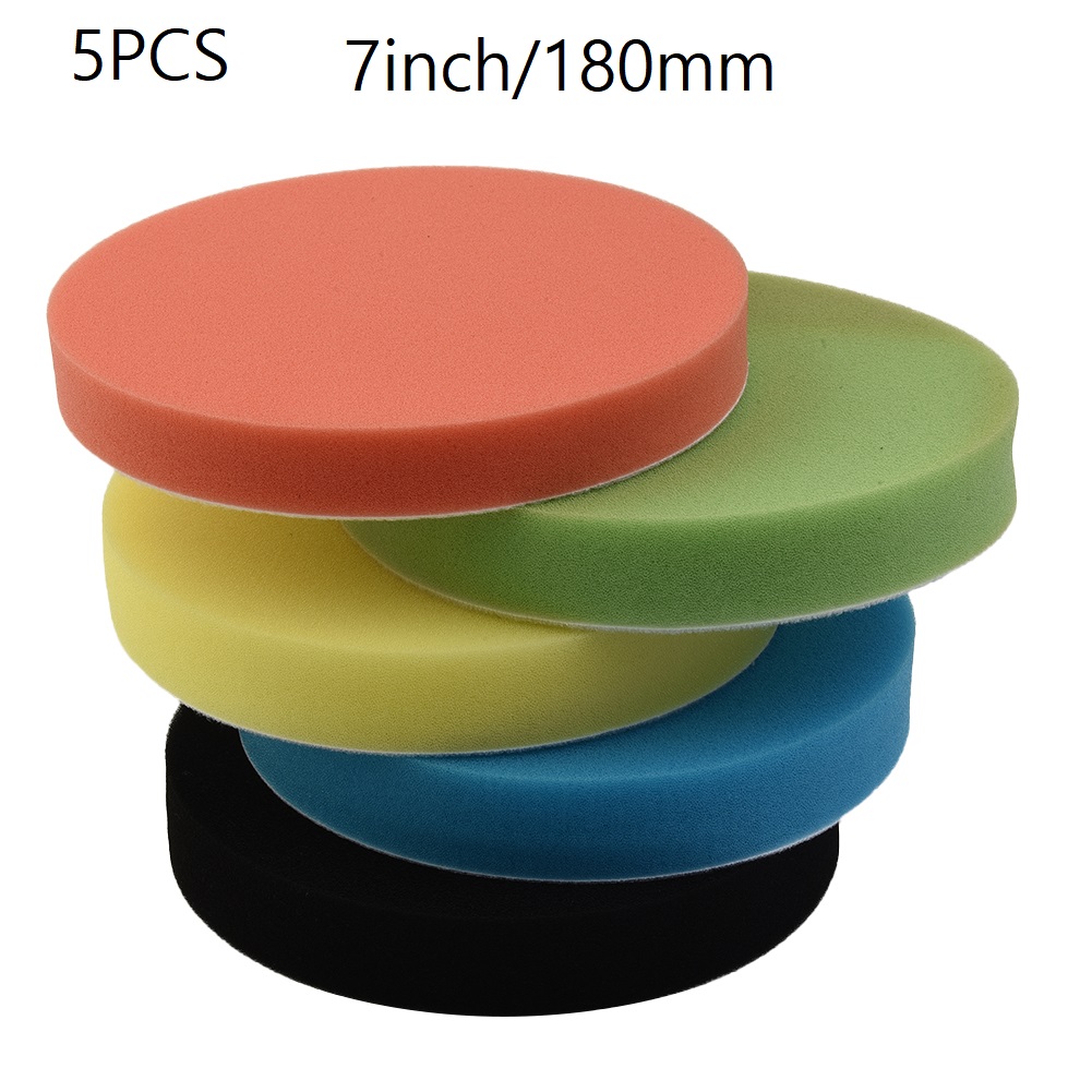 5 Pcs Sponge Polishing Pad 7In - Polish Pad Set Buffer recension och pris