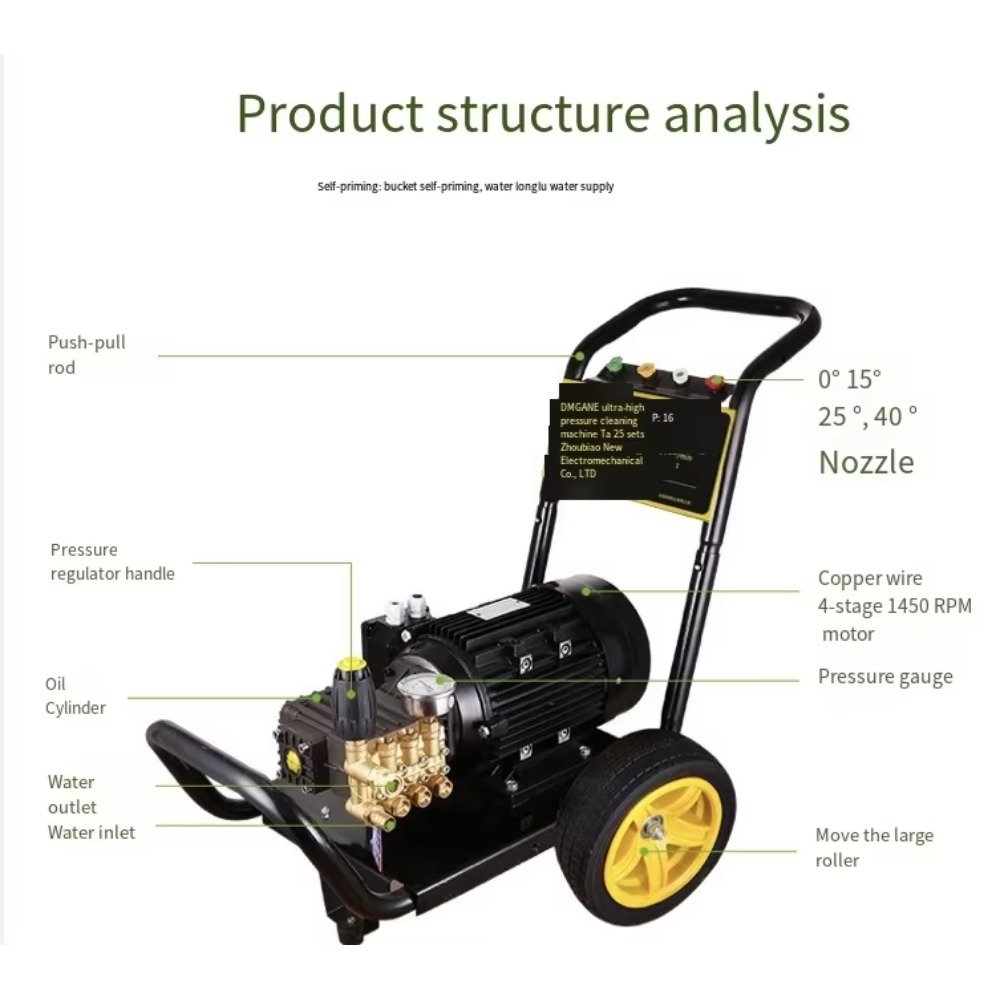 High Power 220V Portable Elect - Car Cleaning Brush recension och pris