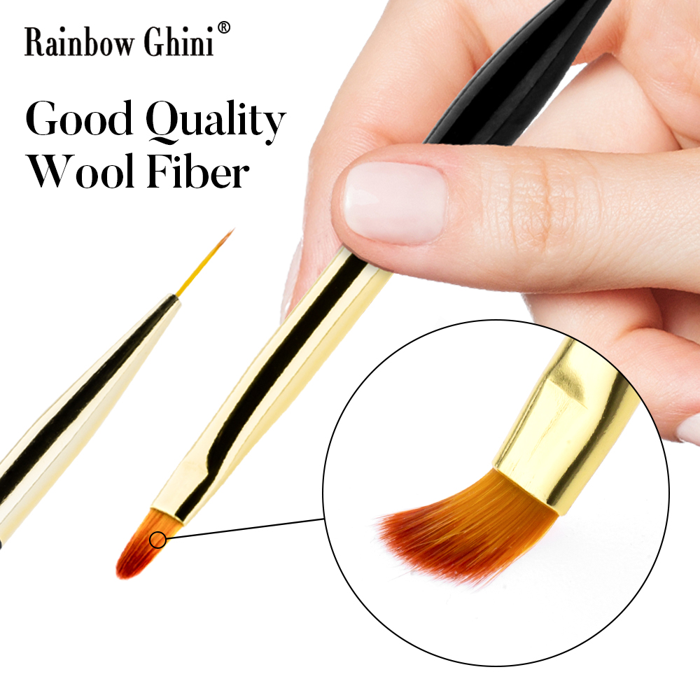 Rainbow Ghini 3Pcs/Set Dual He - Detailing Brush Set recension och pris
