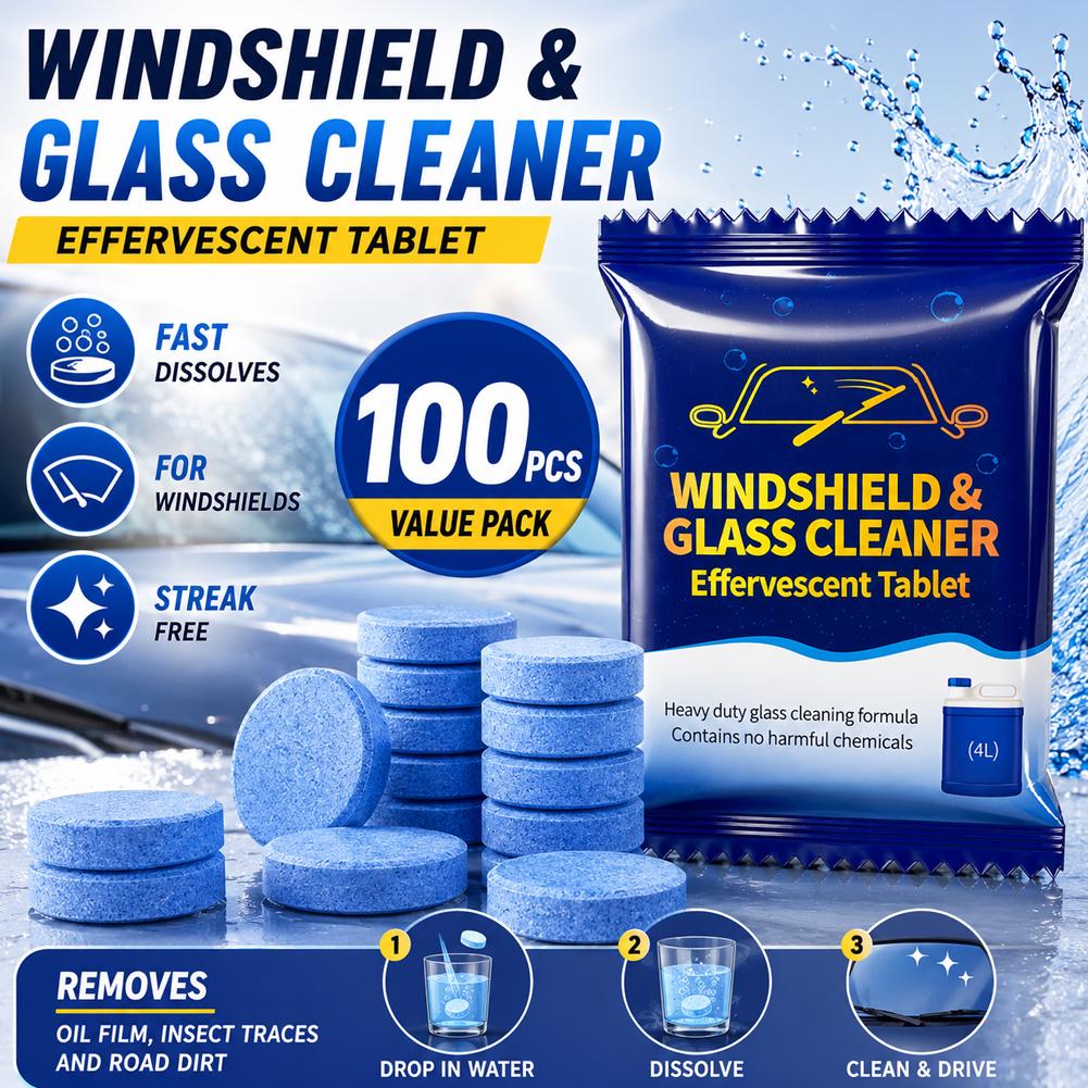 Car Windshield Washer Efferves - Glass Cleaner Streak recension och pris