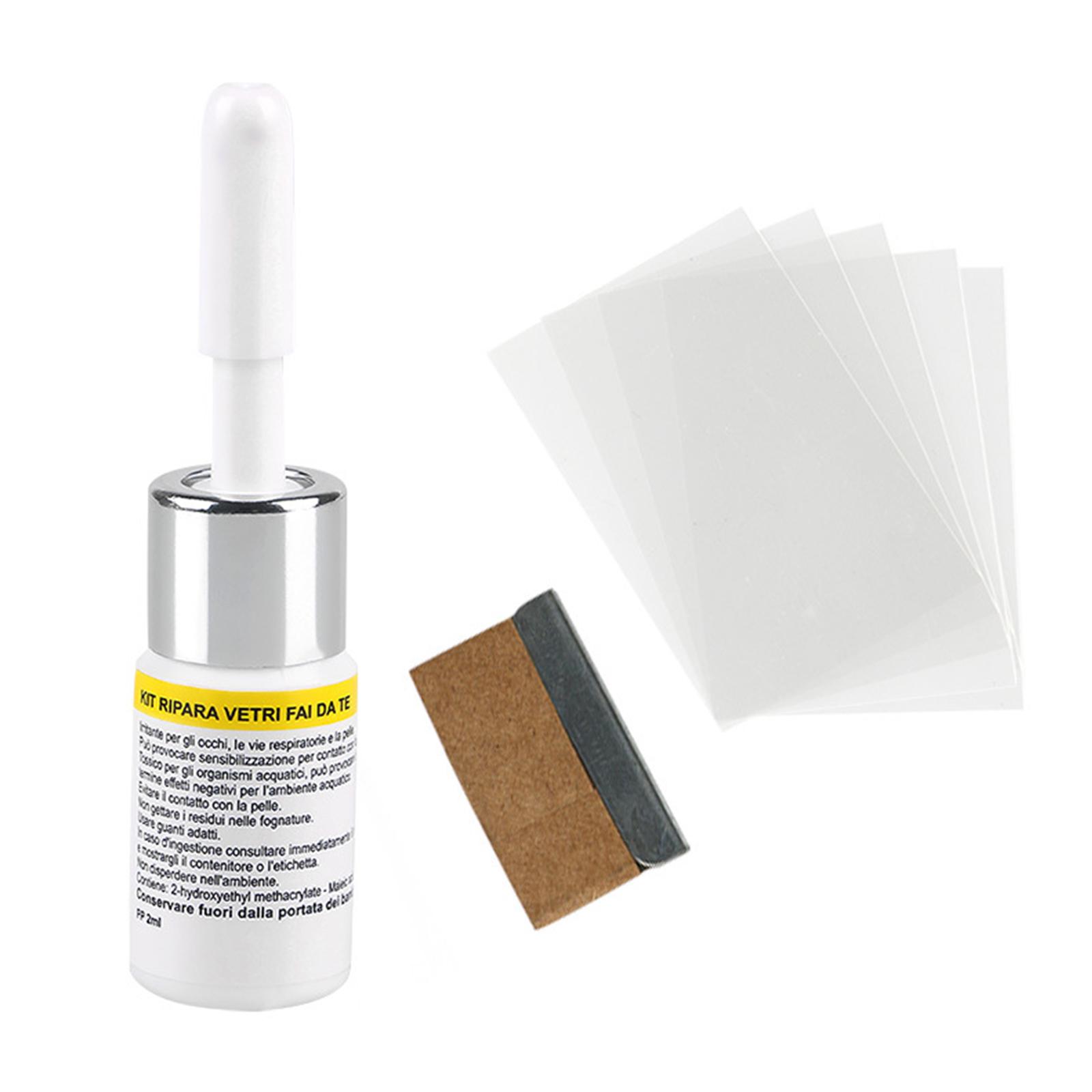 Car Cracked Glass Repair Kit W - Glass Cleaner Streak recension och pris