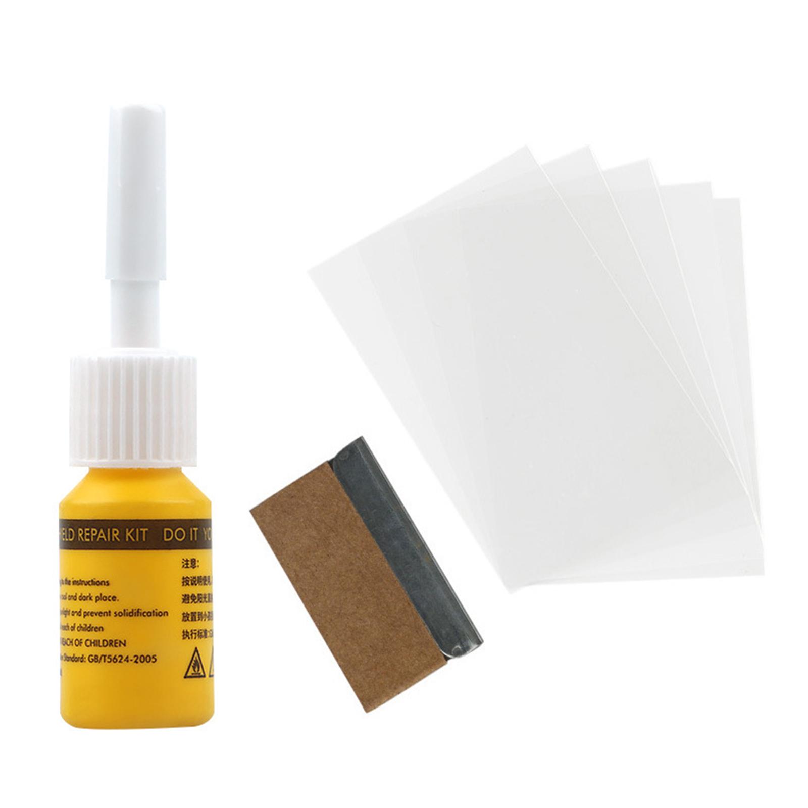 Car Cracked Glass Repair Kit W - Glass Cleaner Streak recension och pris