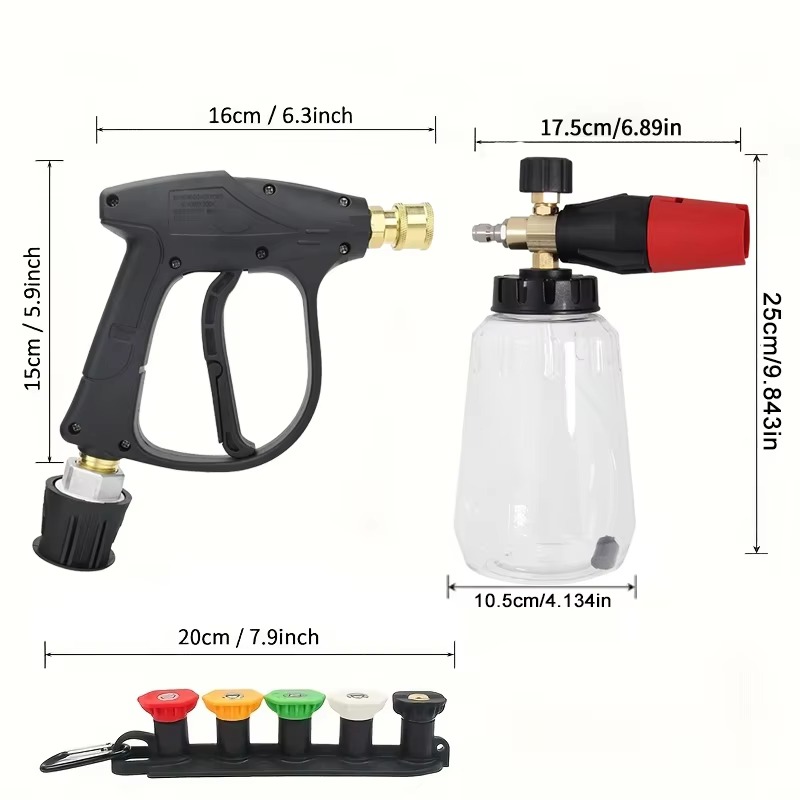 Snow Foam Cannon Lance Kit Com - Pressure Washer Foam Gun recension och pris