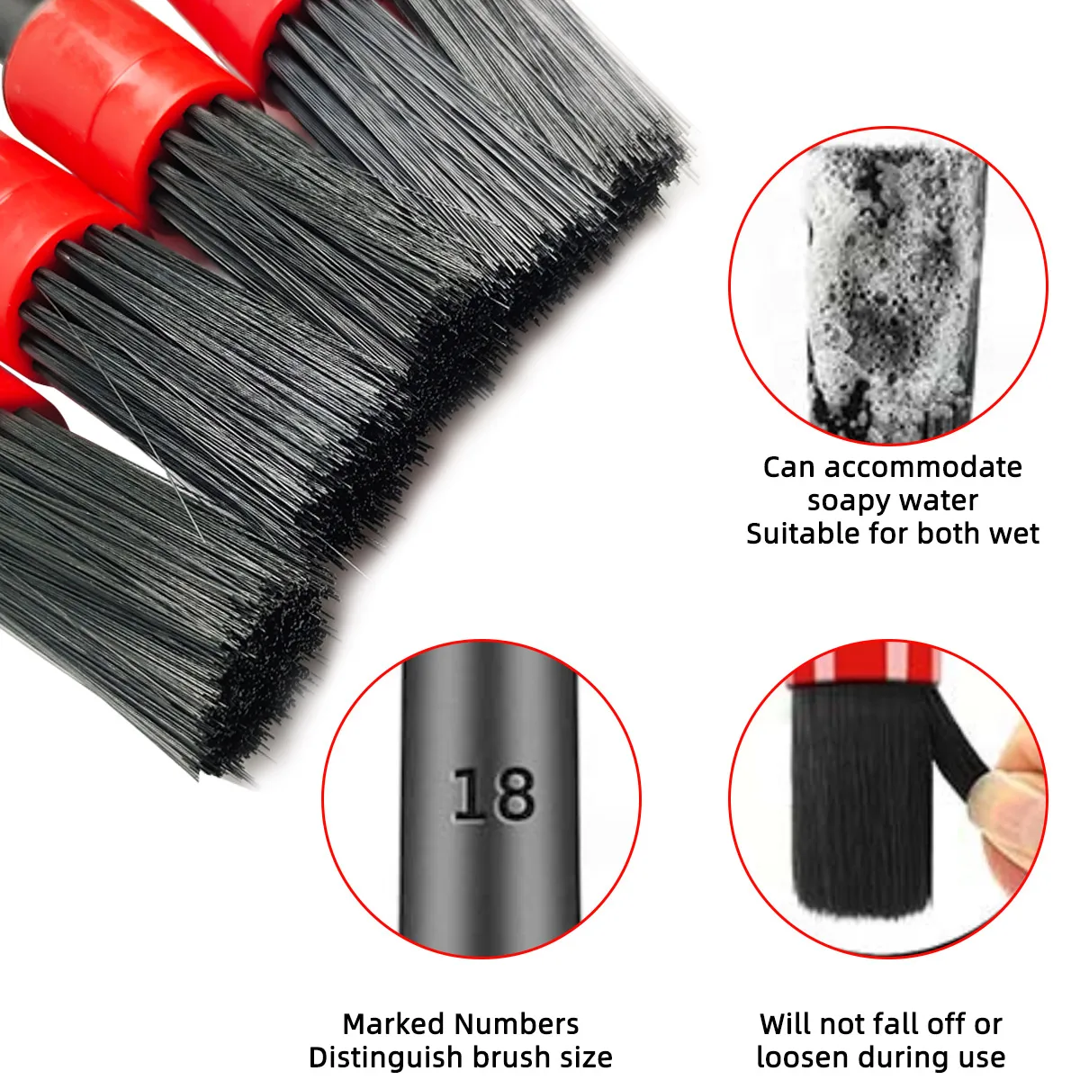 126-Piece Car Detail Cleaning  - Dirt Brush Interior recension och pris