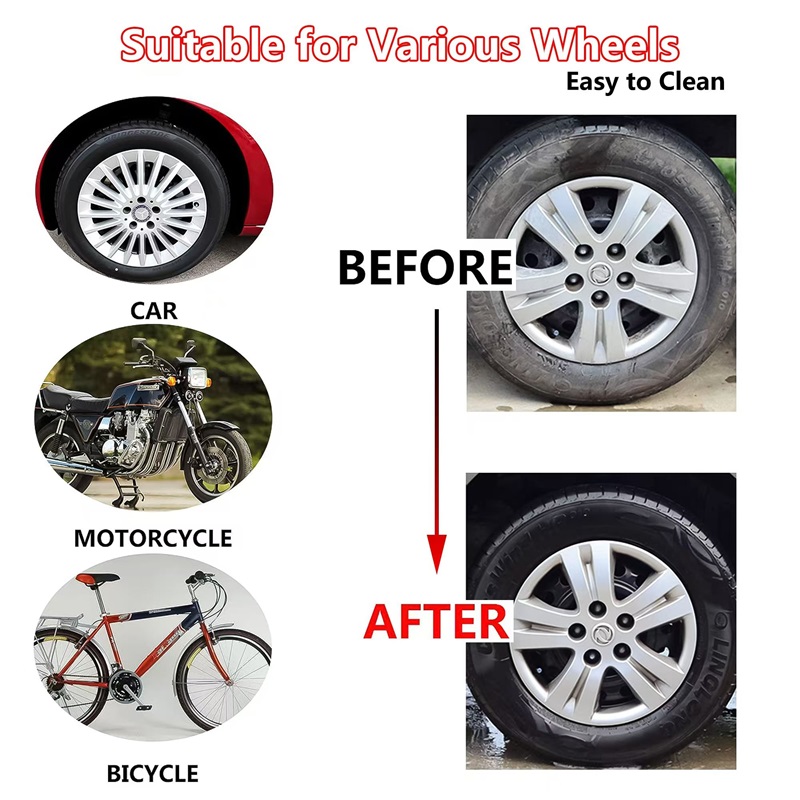 Car Wheel Brush Soft Bristle T - Wheel Cleaner Alloy recension och pris