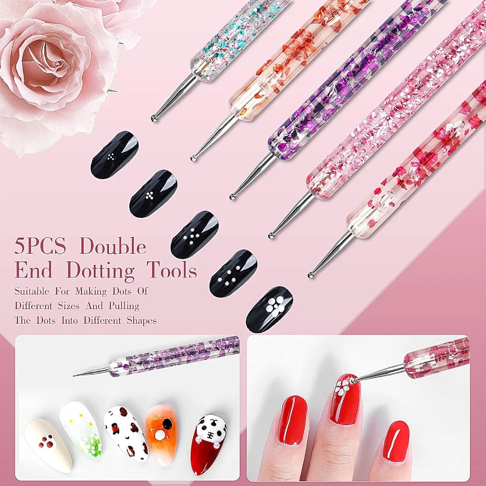 32pcs Nail Art Brushes, Acryli - Detailing Brush Set recension och pris
