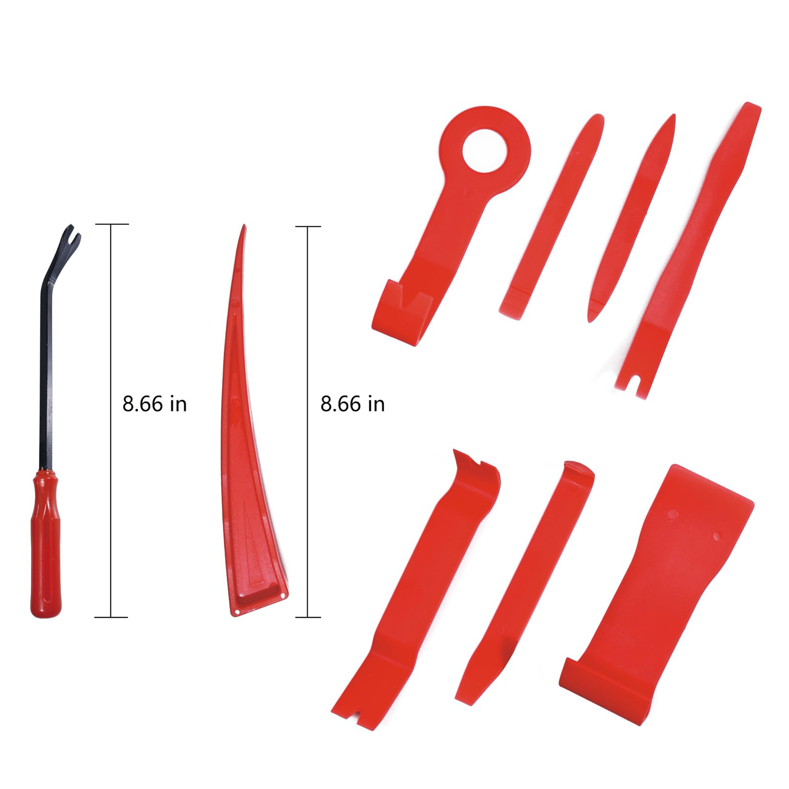 18Pcs Car Door Opening Tool Ki - Trim Restorer Plastic recension och pris