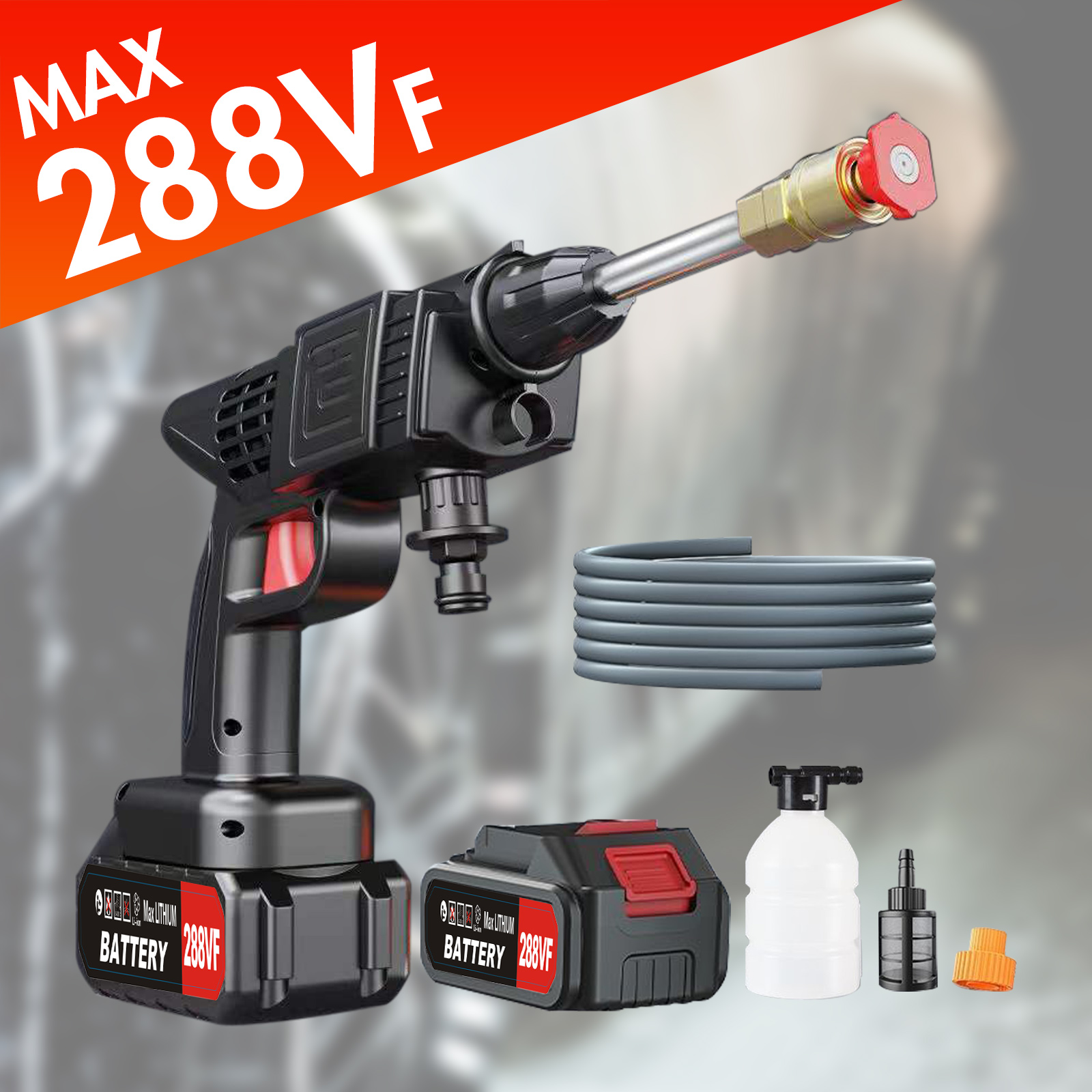 450w Cordless Car Wash Washer  - Car Shampoo Ph recension och pris