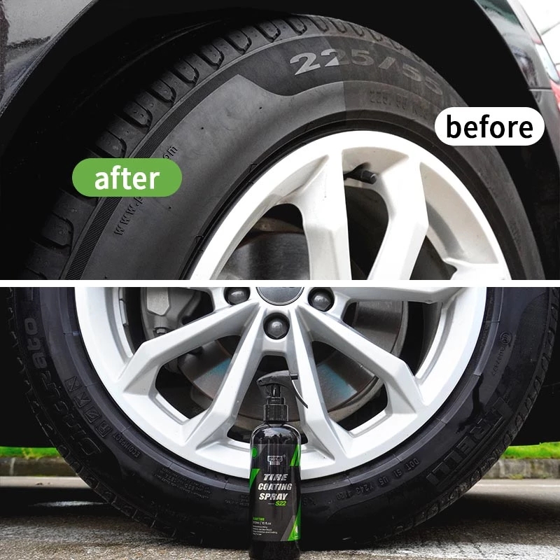 2026 Hot Tyre Gloss Tire Coati - Tire Shine Spray Sealant recension och pris