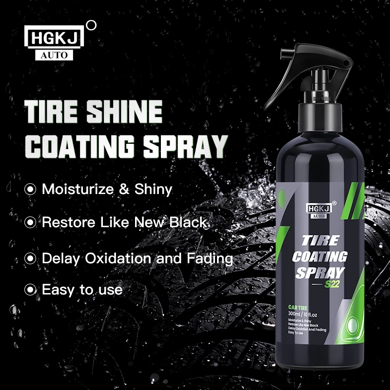 2026 Hot Tyre Gloss Tire Coati - Tire Shine Spray Sealant recension och pris