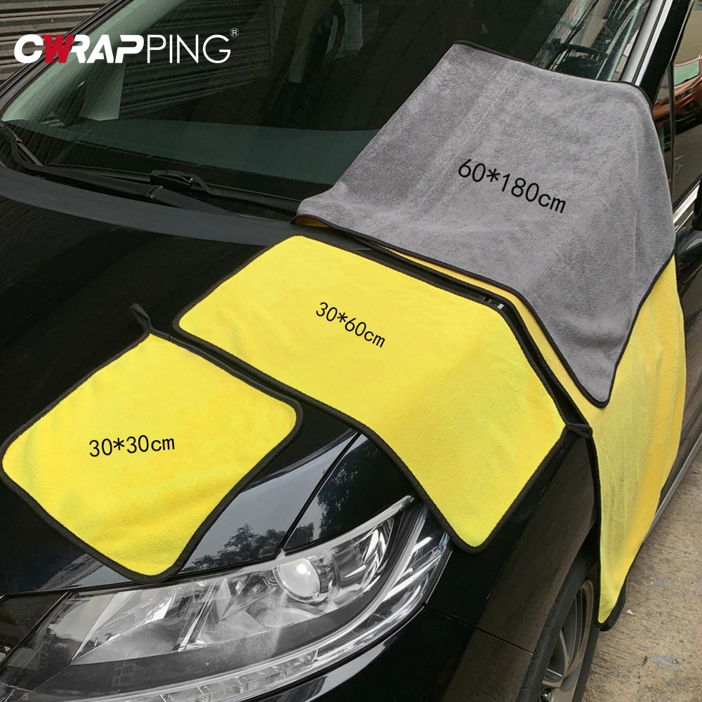 1/2pcs Microfiber Towels Car W - Microfiber Towel Detailing recension och pris