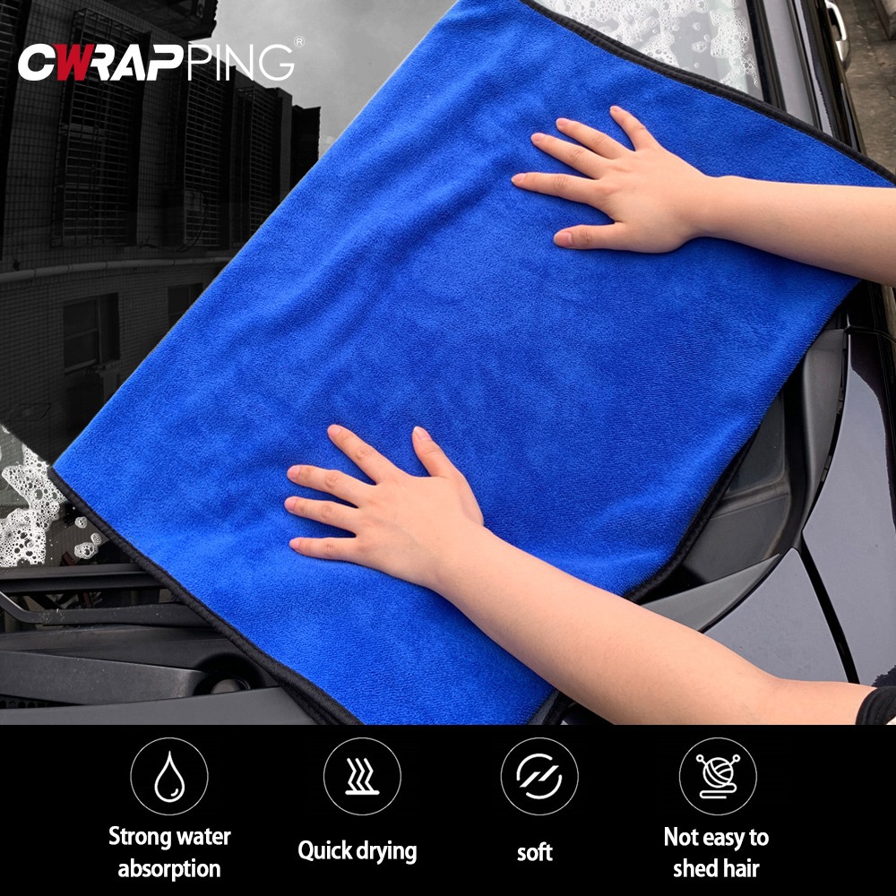 1/2pcs Microfiber Towels Car W - Microfiber Towel Detailing recension och pris
