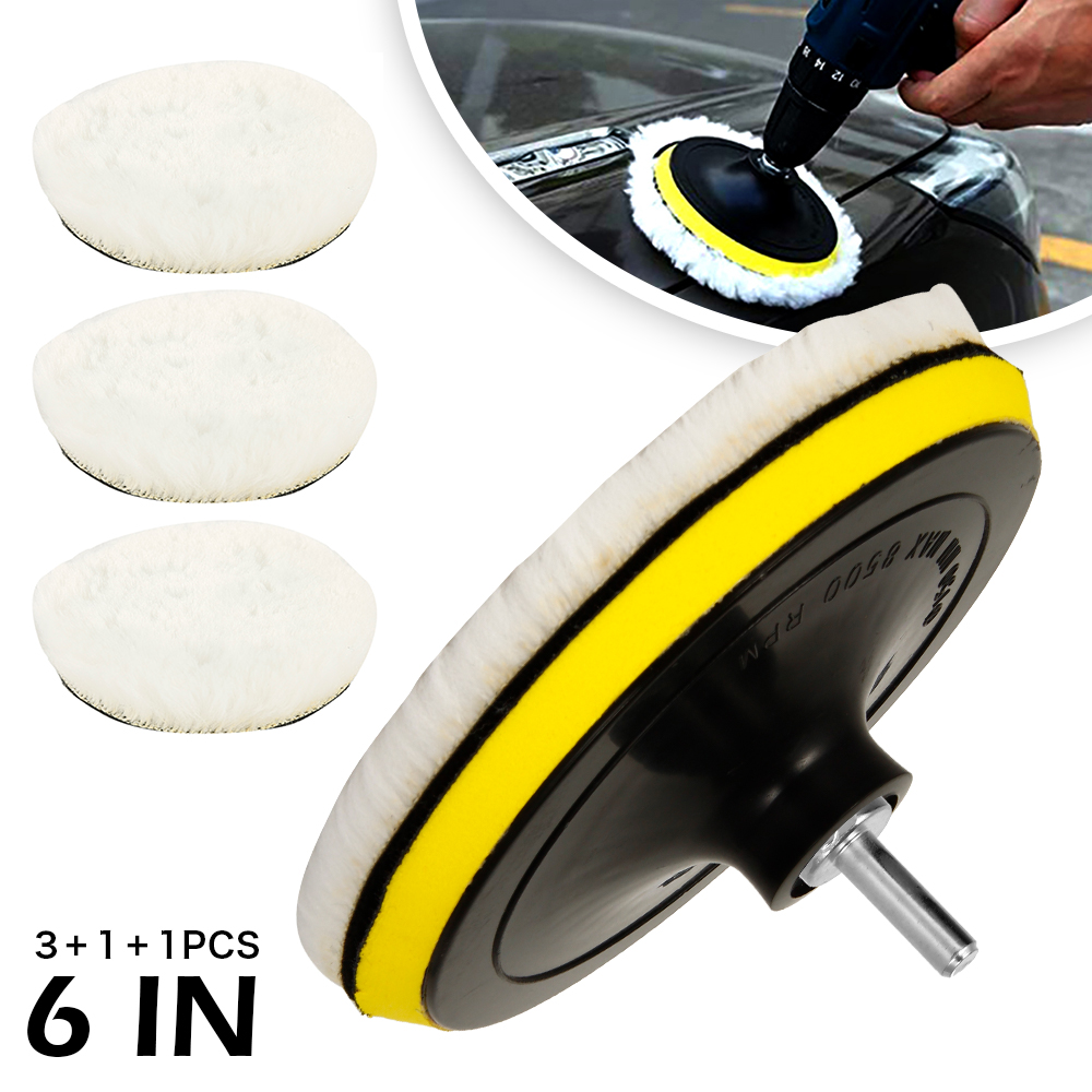 5pcs Car Polishing Pads Set 6  - Polish Pad Set Buffer recension och pris