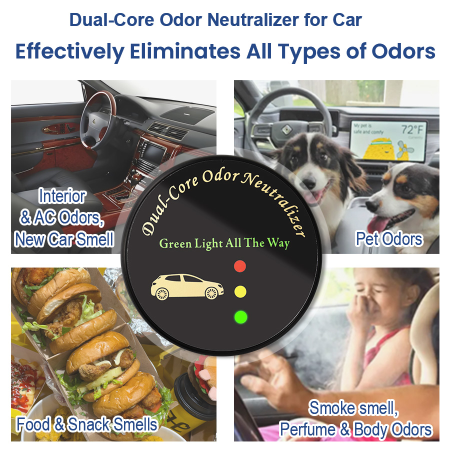 Car Air Purifier, Filter-Free  - Odor Eliminator Car recension och pris