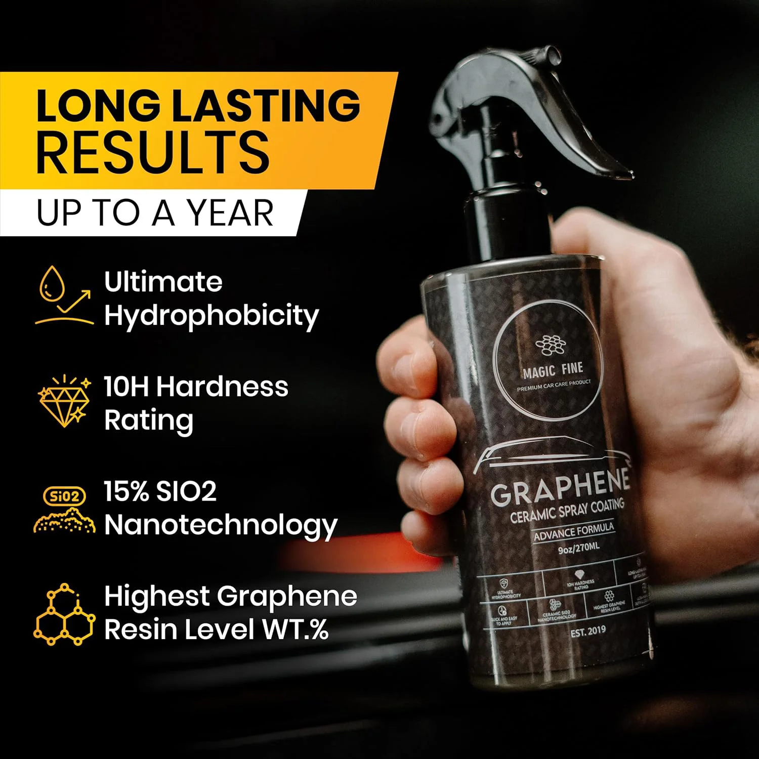Graphene Ceramic Spray Coating - Car Wax Ceramic Coating recension och pris