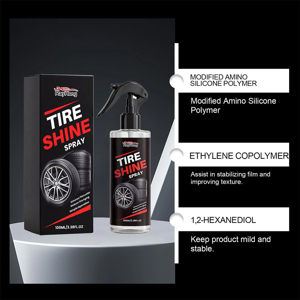 Tyre Gloss Tire Coating Spray  - Tire Shine Spray Sealant recension och pris