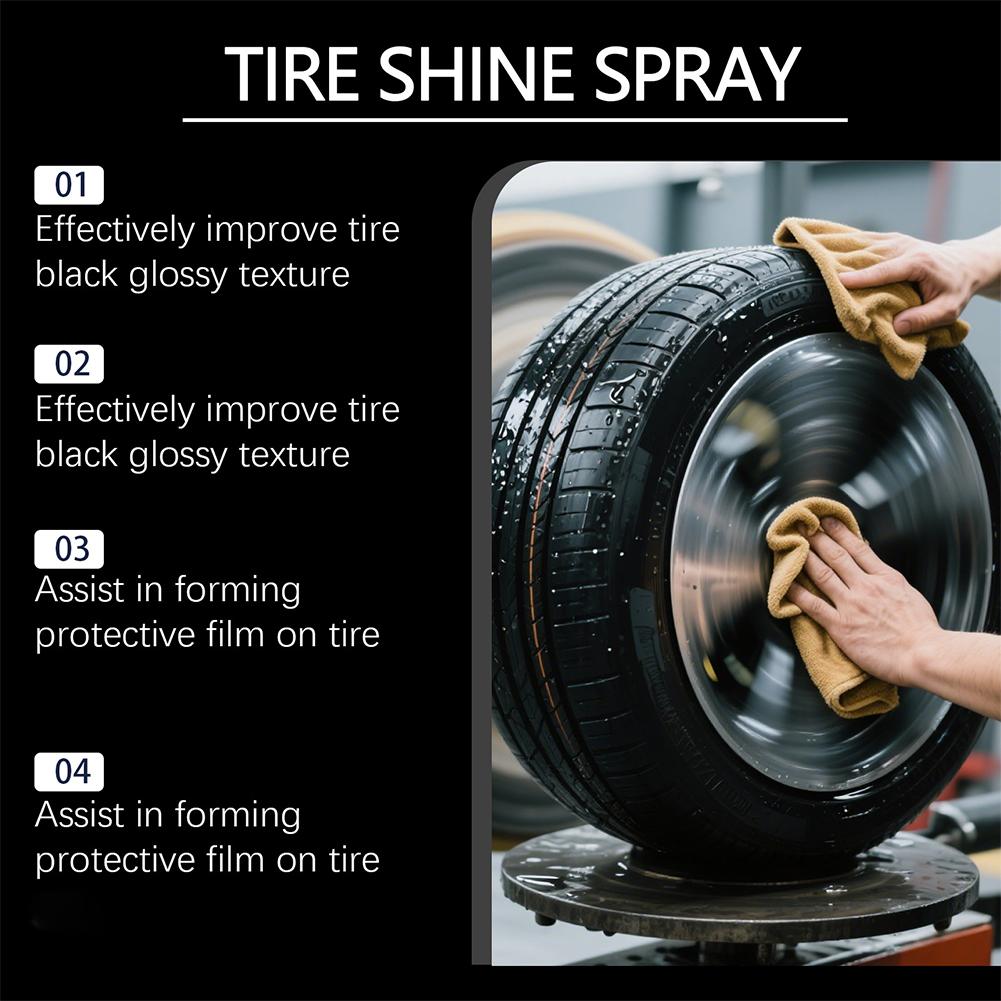 Tyre Gloss Tire Coating Spray  - Tire Shine Spray Sealant recension och pris