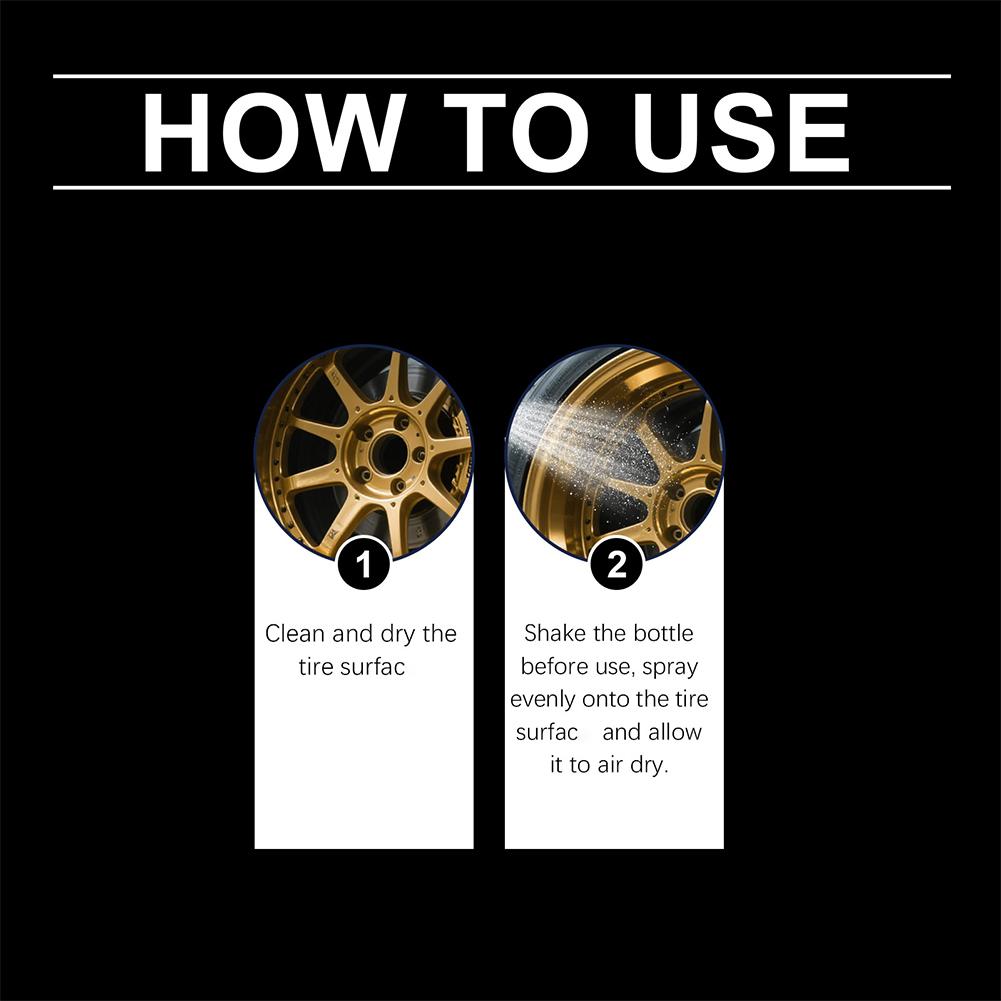 Tyre Gloss Tire Coating Spray  - Tire Shine Spray Sealant recension och pris