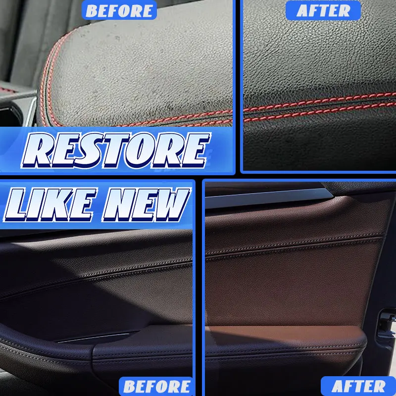 Car Plastic & Leather Restorer - Leather Cleaner Interior recension och pris