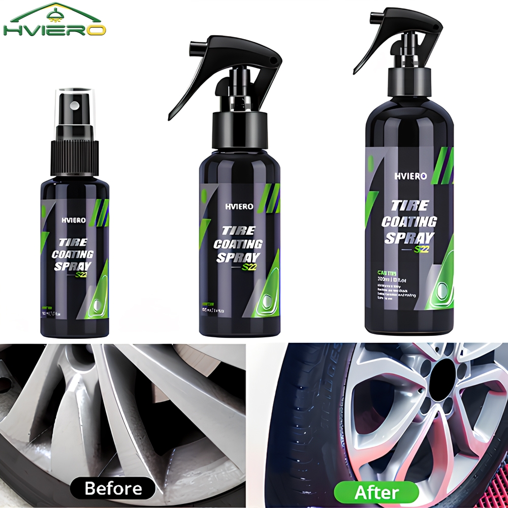 Tyre Gloss HVIERO S22 Tire Coa - Tire Shine Spray Sealant recension och pris