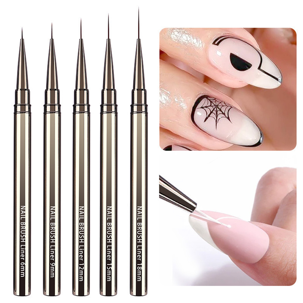 5-Piece Professional Nail Art  - Detailing Brush Set recension och pris