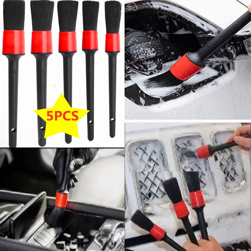 Plastic Car Cleaning Brush Set - Interior Detailing Kit recension och pris