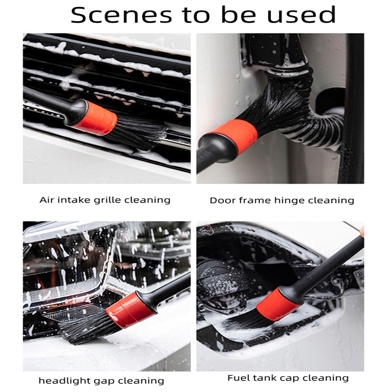 Plastic Car Cleaning Brush Set - Interior Detailing Kit recension och pris