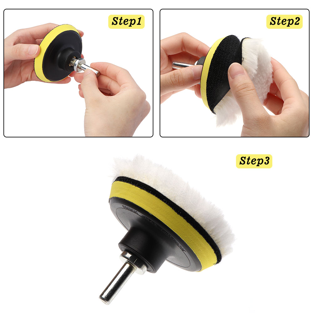 8pcs Auto Car Polishing Pad Ki - Polish Pad Set Buffer recension och pris