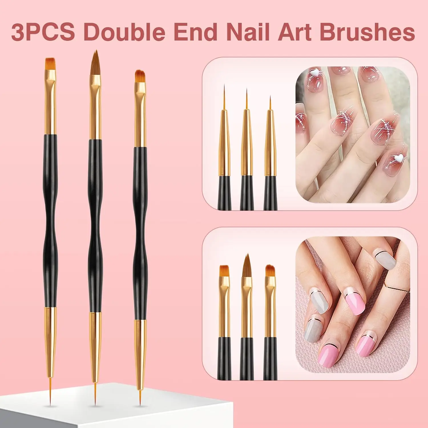 25-Piece Nail Brush Set – Fine - Detailing Brush Set recension och pris