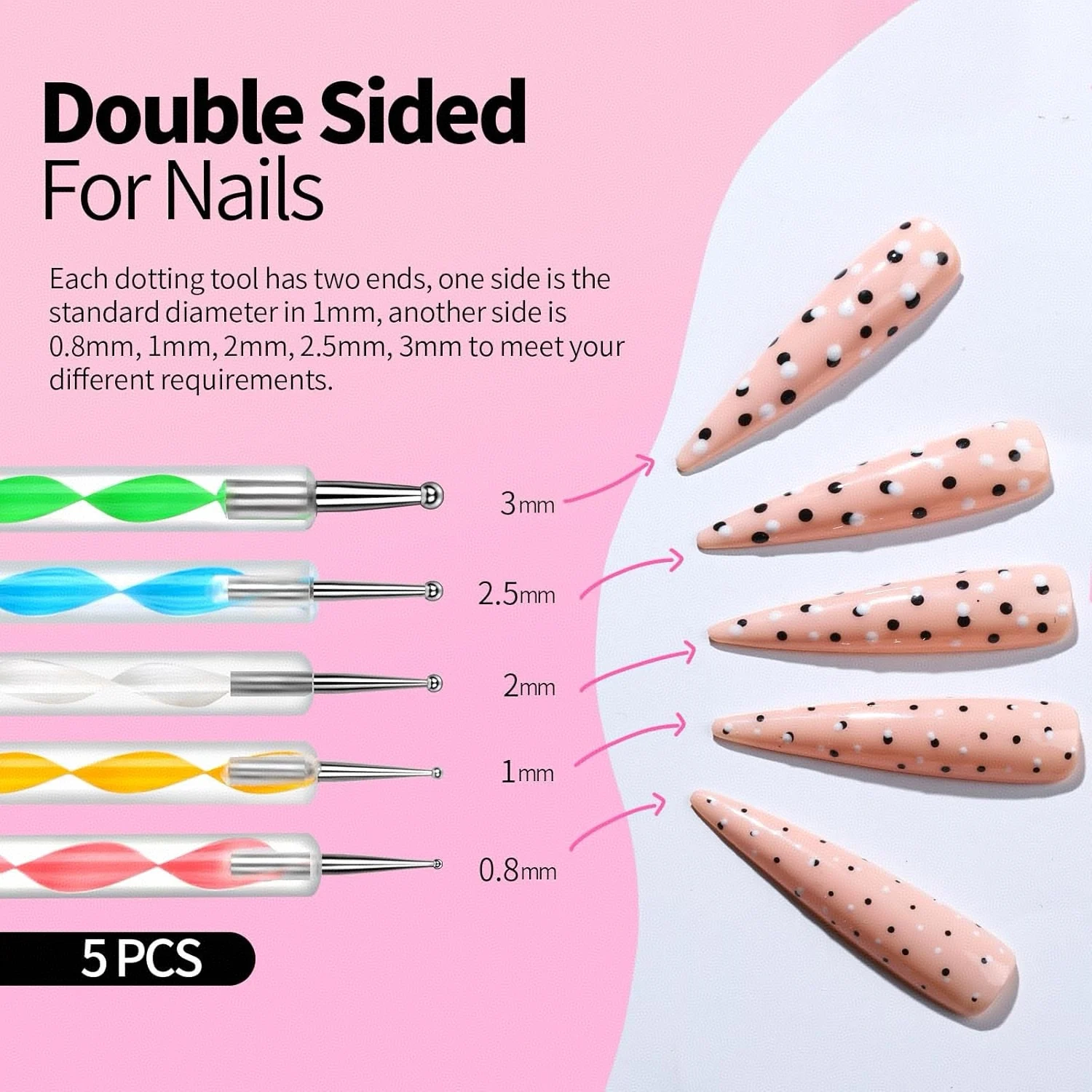 25-Piece Nail Brush Set – Fine - Detailing Brush Set recension och pris