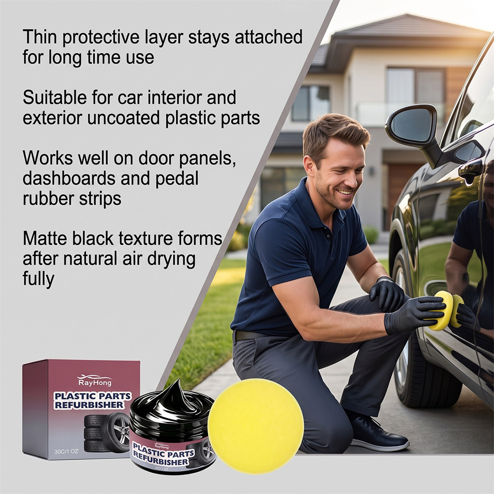 Black Trim Restorer For Cars P - Trim Restorer Plastic recension och pris