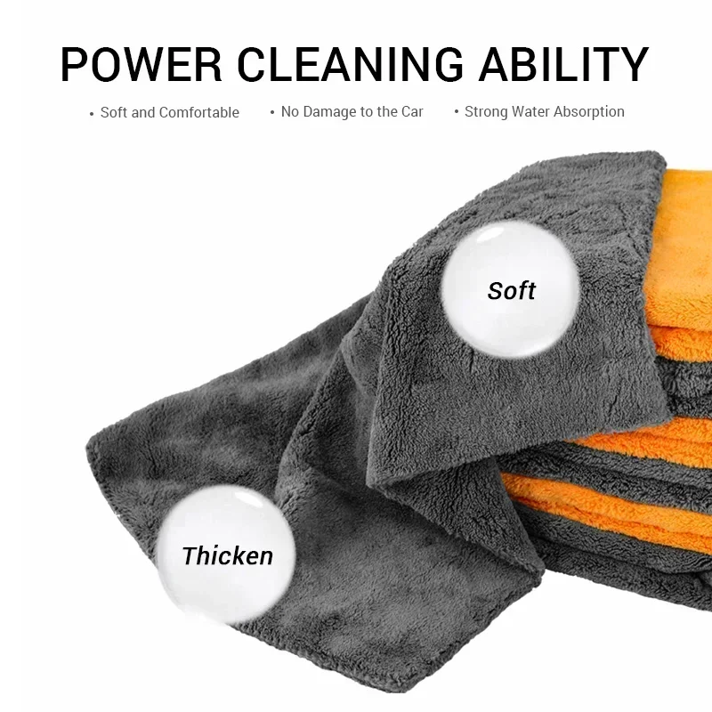 1/2/6/9 Packs 300GSM Car Thick - Microfiber Towel Detailing recension och pris