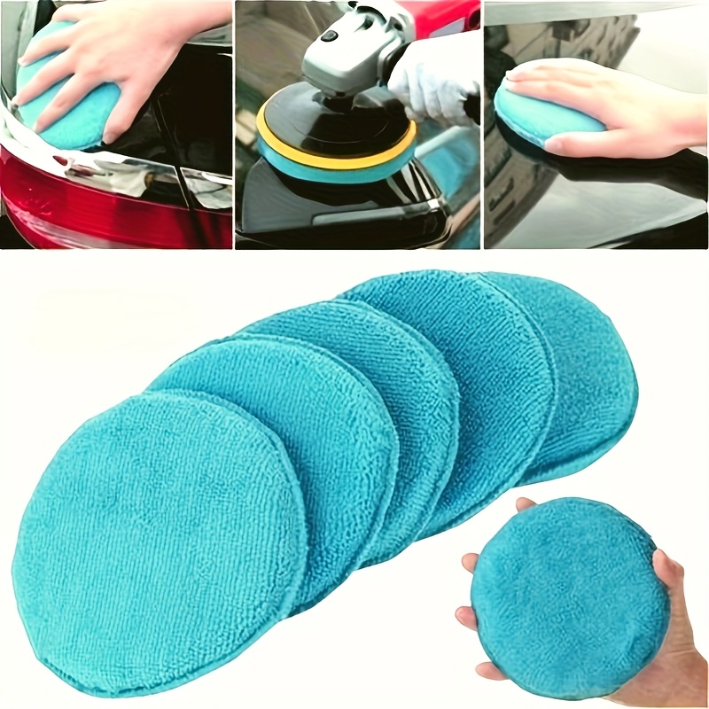 5pcs Ultra-Soft Microfiber Wax - Wax Applicator Pad recension och pris