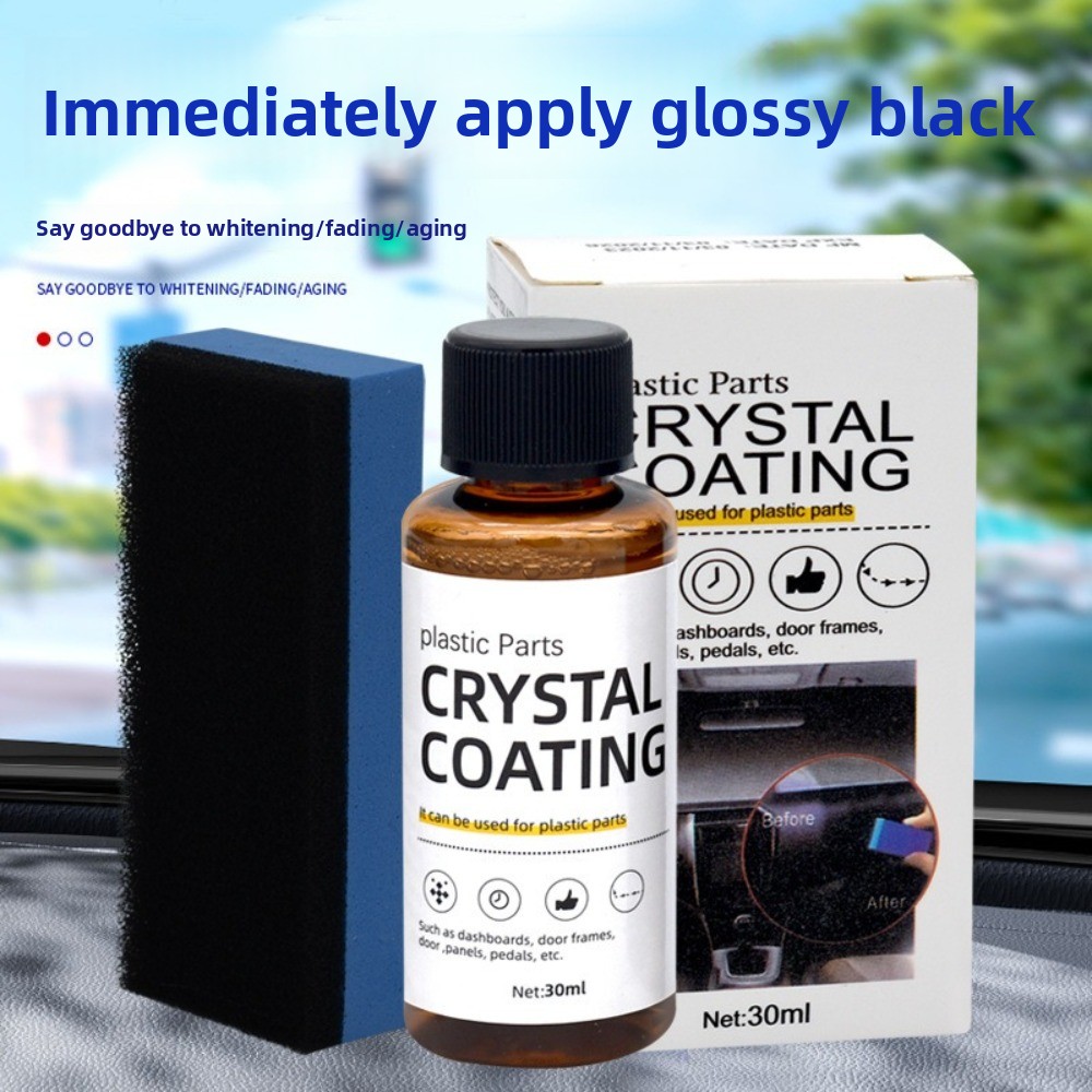 New Durable Crystal Coating Re - Trim Restorer Plastic recension och pris
