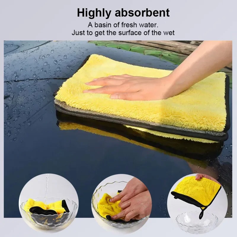 1-20pcs Thicken Microfiber Clo - Microfiber Towel Detailing recension och pris
