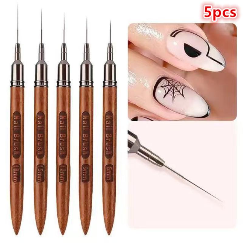 5 Piece Nail Art Liner Brush S - Detailing Brush Set recension och pris