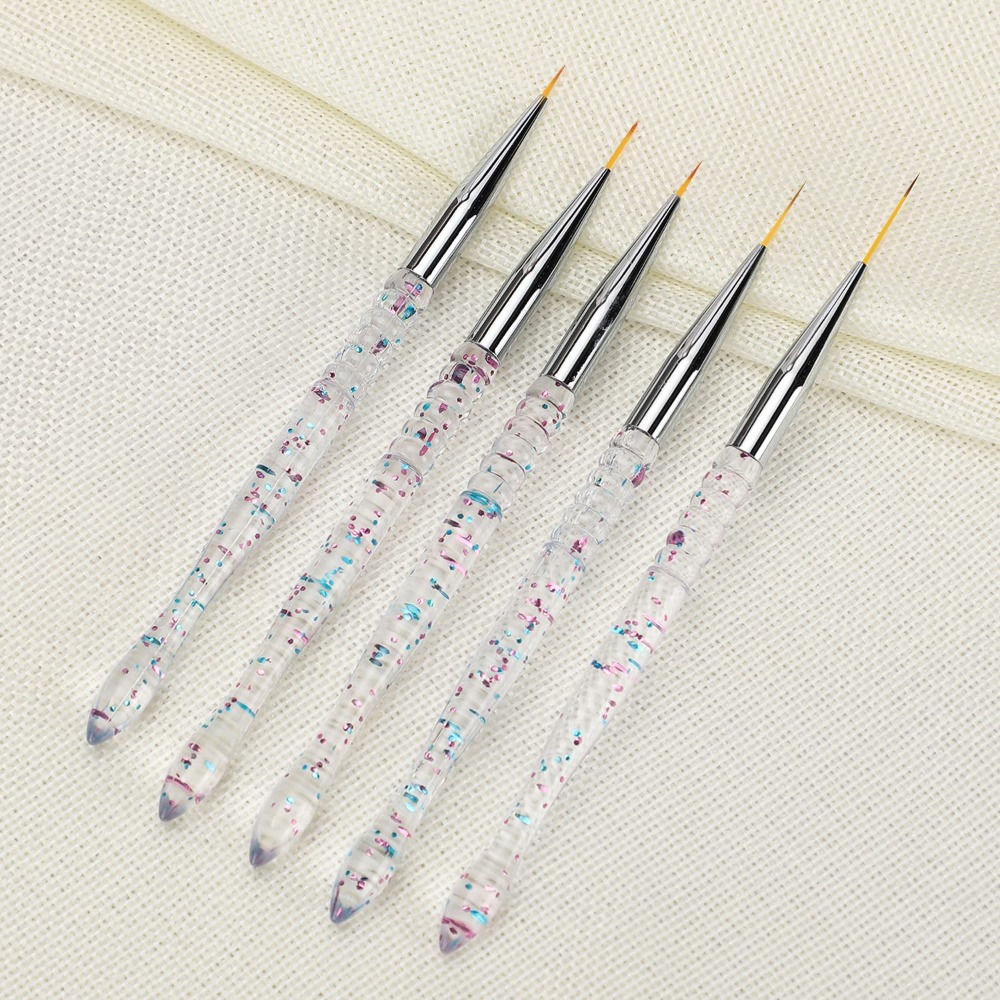 5 Pieces Professional Nail Art - Detailing Brush Set recension och pris